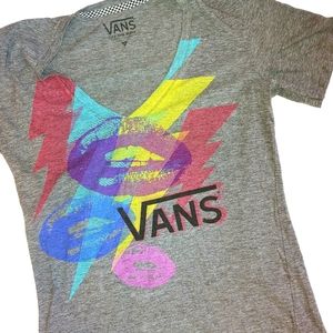 Vans V-neck Lips Lightening Bolts M